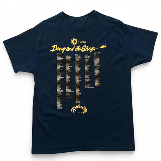 Y2K Doug & The Slugs 40th Anniversary Rock Band Concert Merch Tee