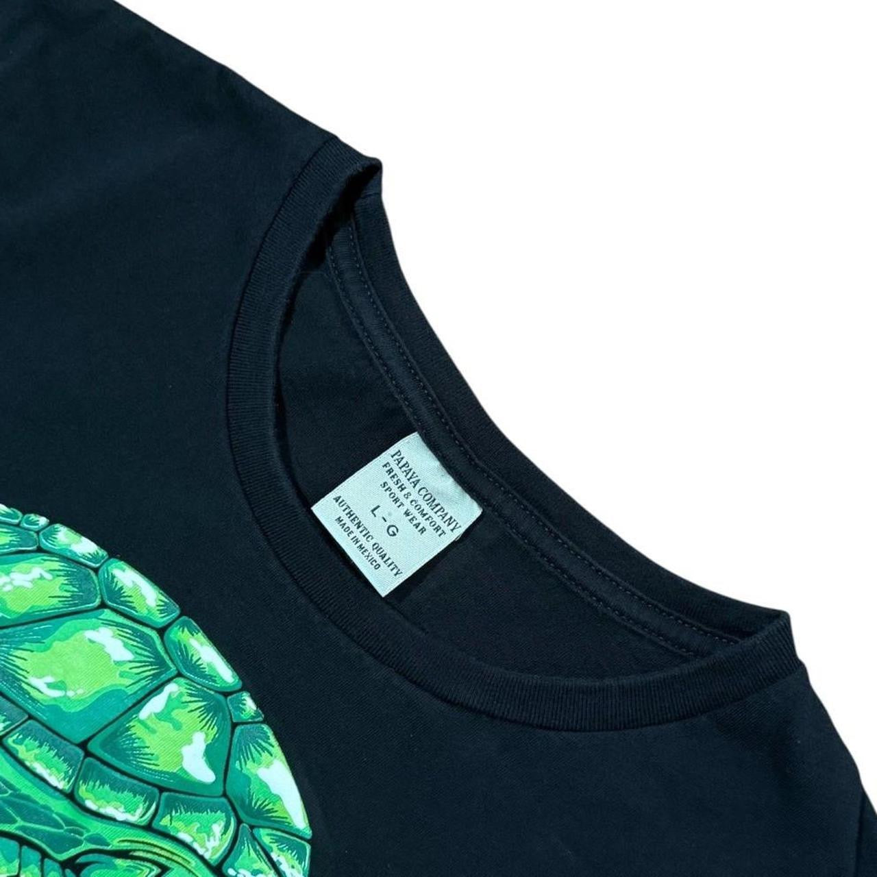 Y2K Puff Print Huatulco Mexico Sea Turtle Ocean Marine Graphic T-Shirt