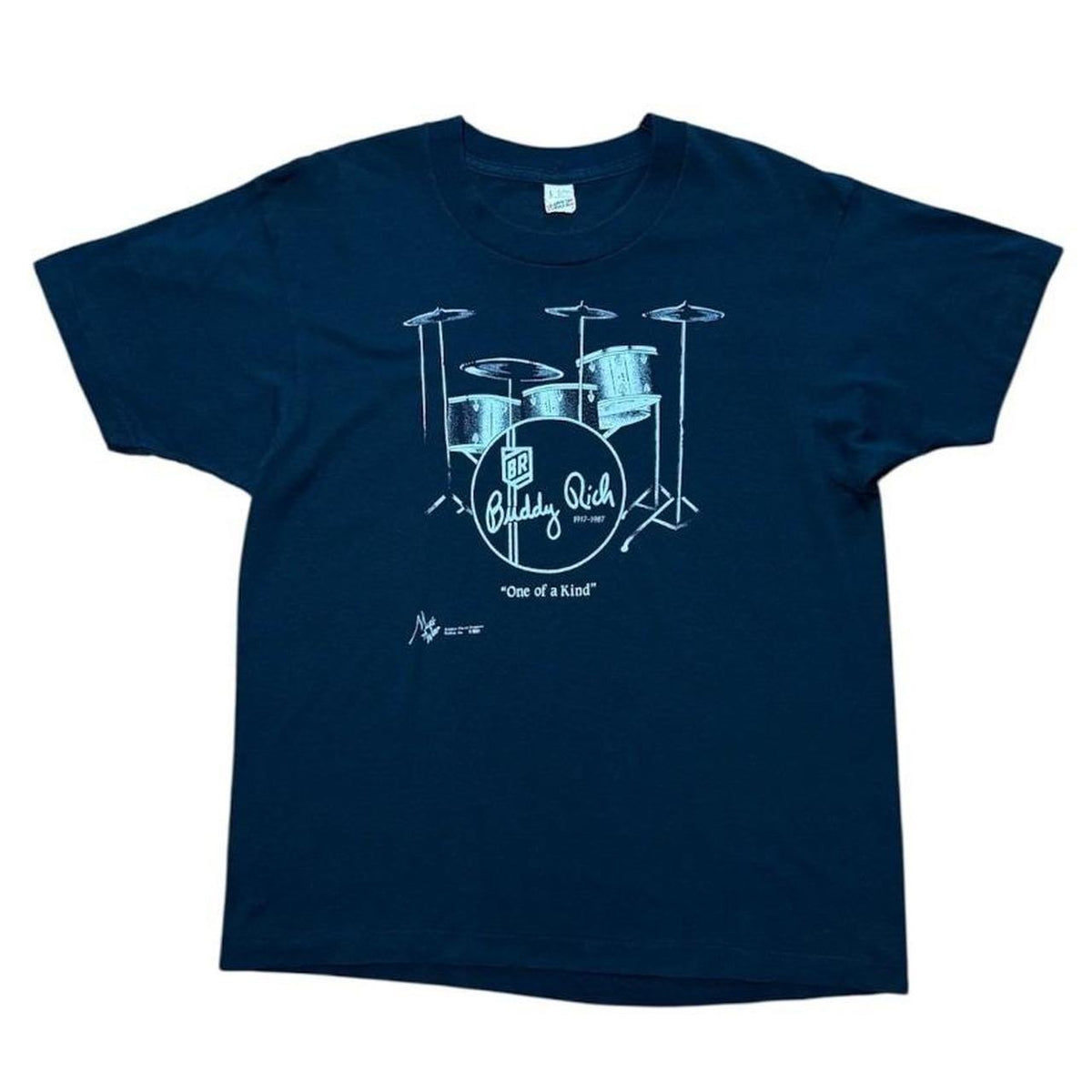1991 Buddy Rich Jazz Drummer Musician Zildjian Memorial Concert T-shirt