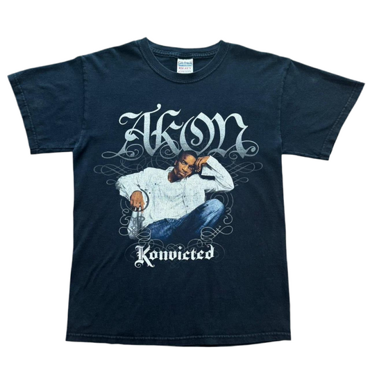 Akon Konvicted 2007 Tour Hip Hop Merch Tee