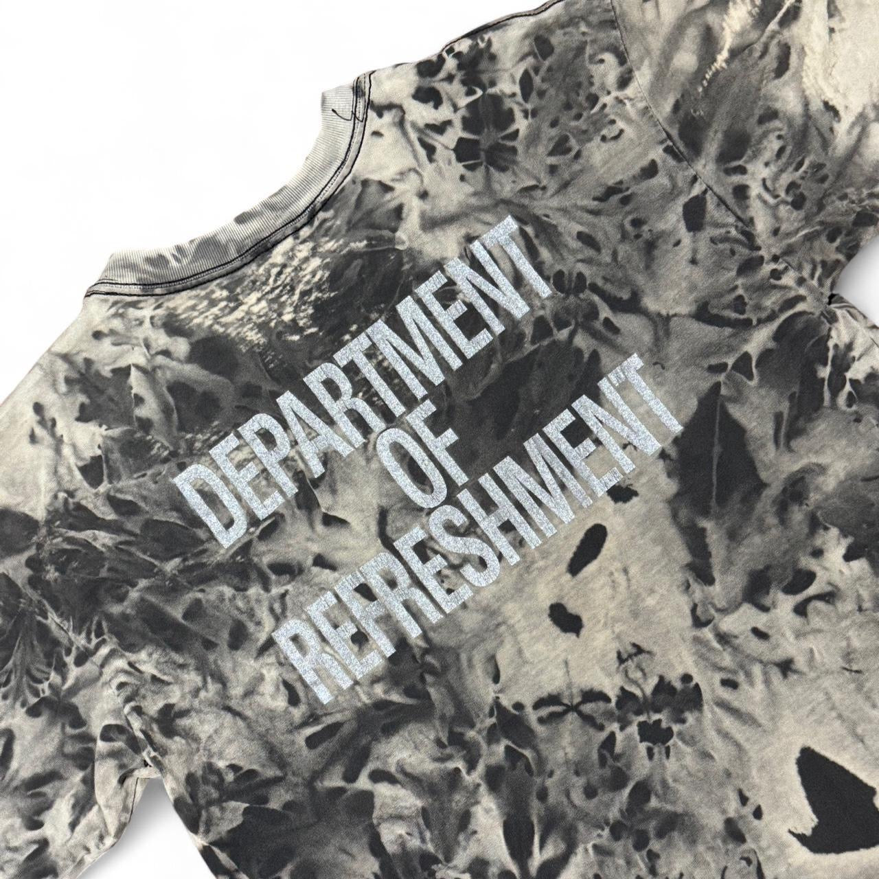 90s Coca-Cola Tie-Dye Acid Wash Bleached Department of Refreshment Tee