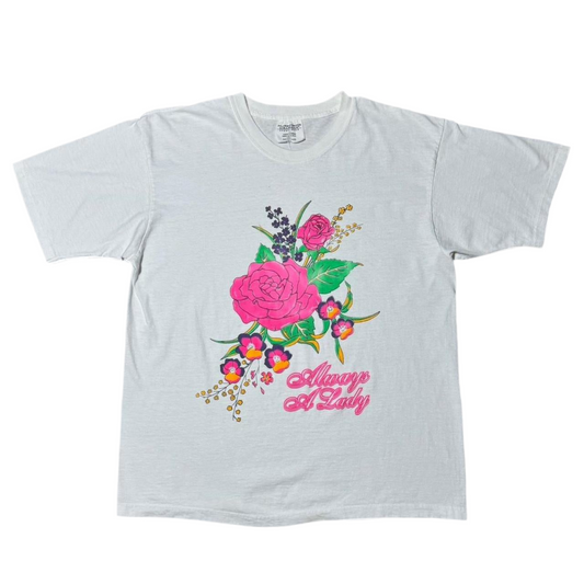 90s Always A Lady Floral Graphic Tee