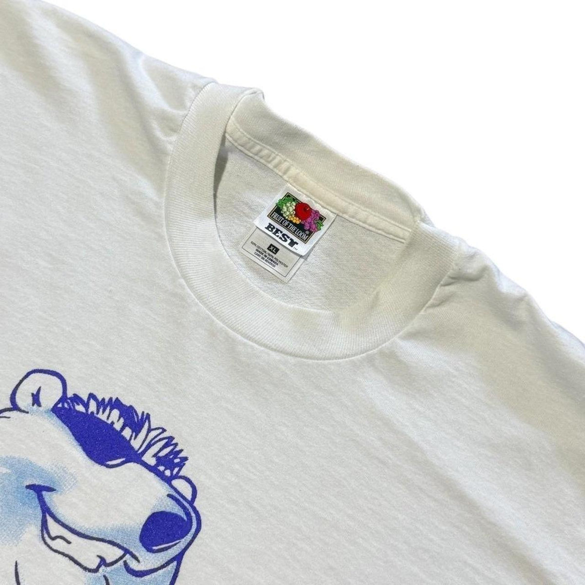 90s Way Cool Icee Drink Polar Bear Promotional Art Graphic Merch T-shirt