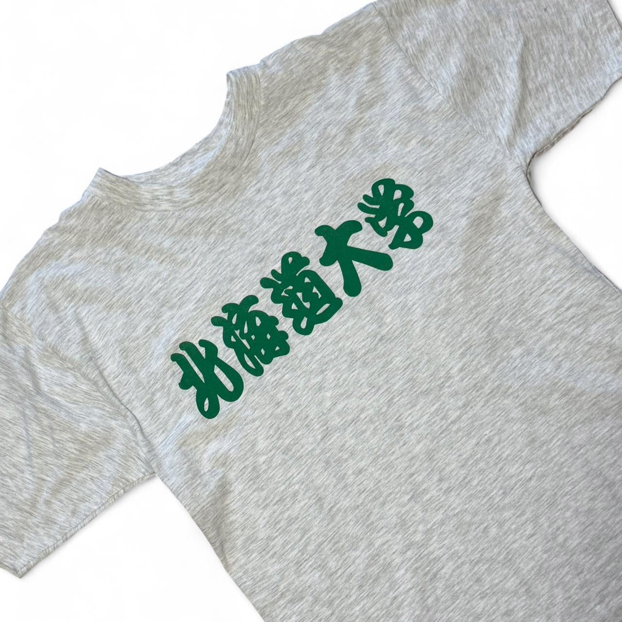Vintage 90s Hokkaido University Japanese Kanji Uniform School Souvenir T-shirt