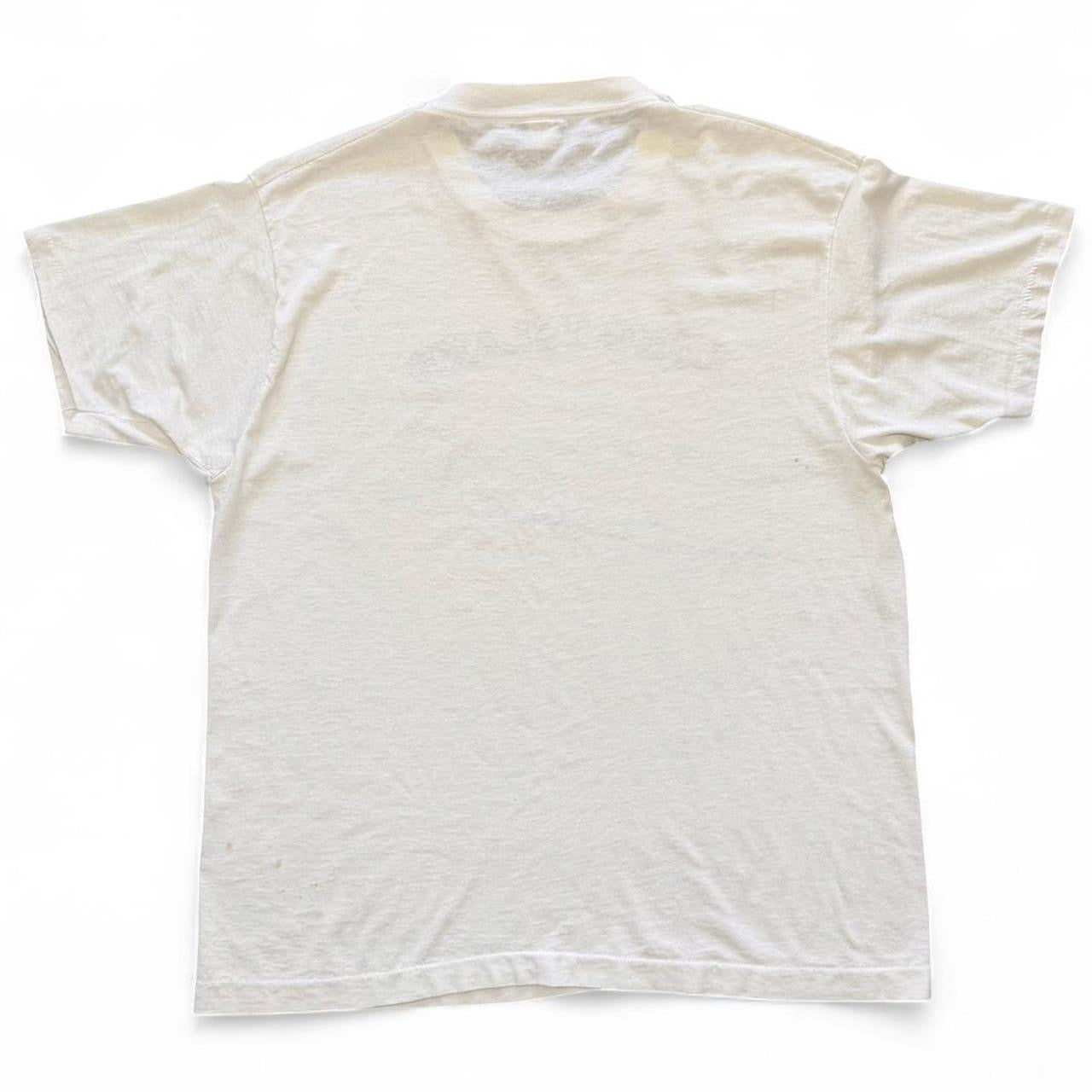 Vintage 80s Long Island New York Map Location Graphic T-shirt