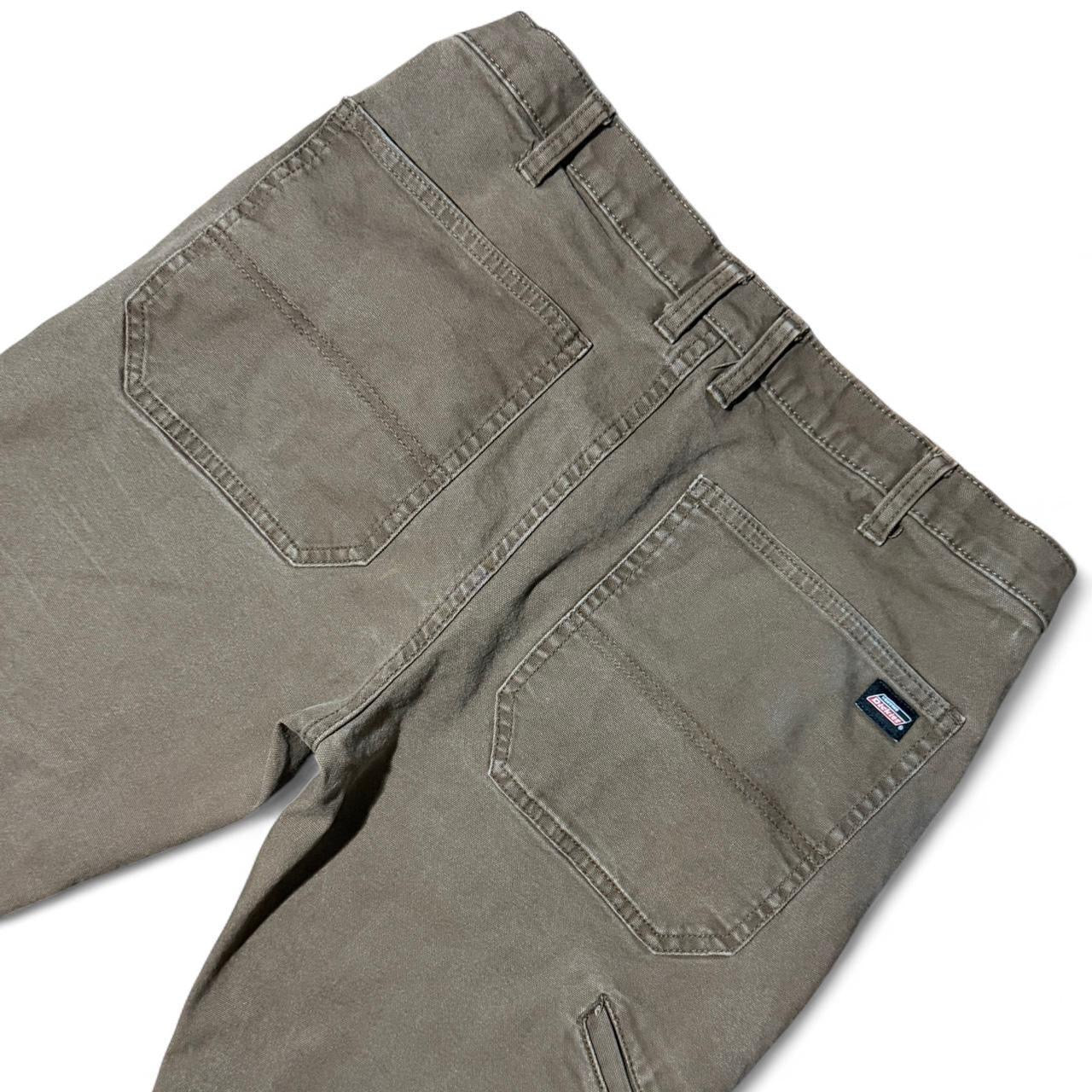 Brown Straight Leg Stretch Fit Dickies Workwear Utility Pants