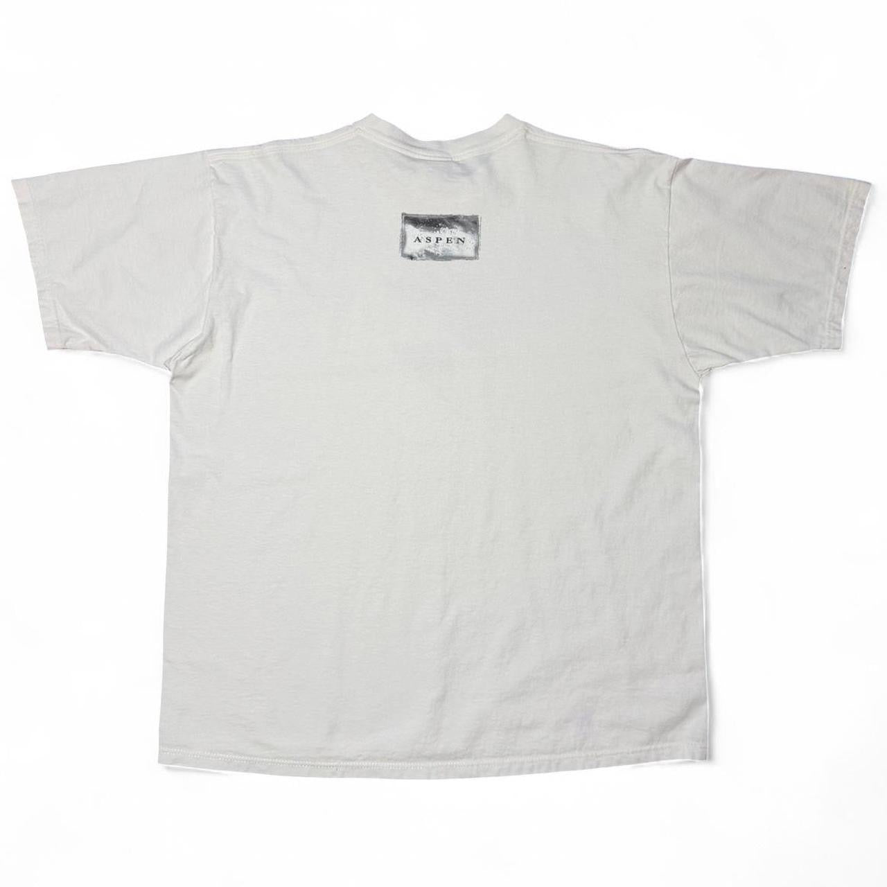 Vintage 90s Powder Snowboard Aspen Outdoors Nature Snow T-shirt