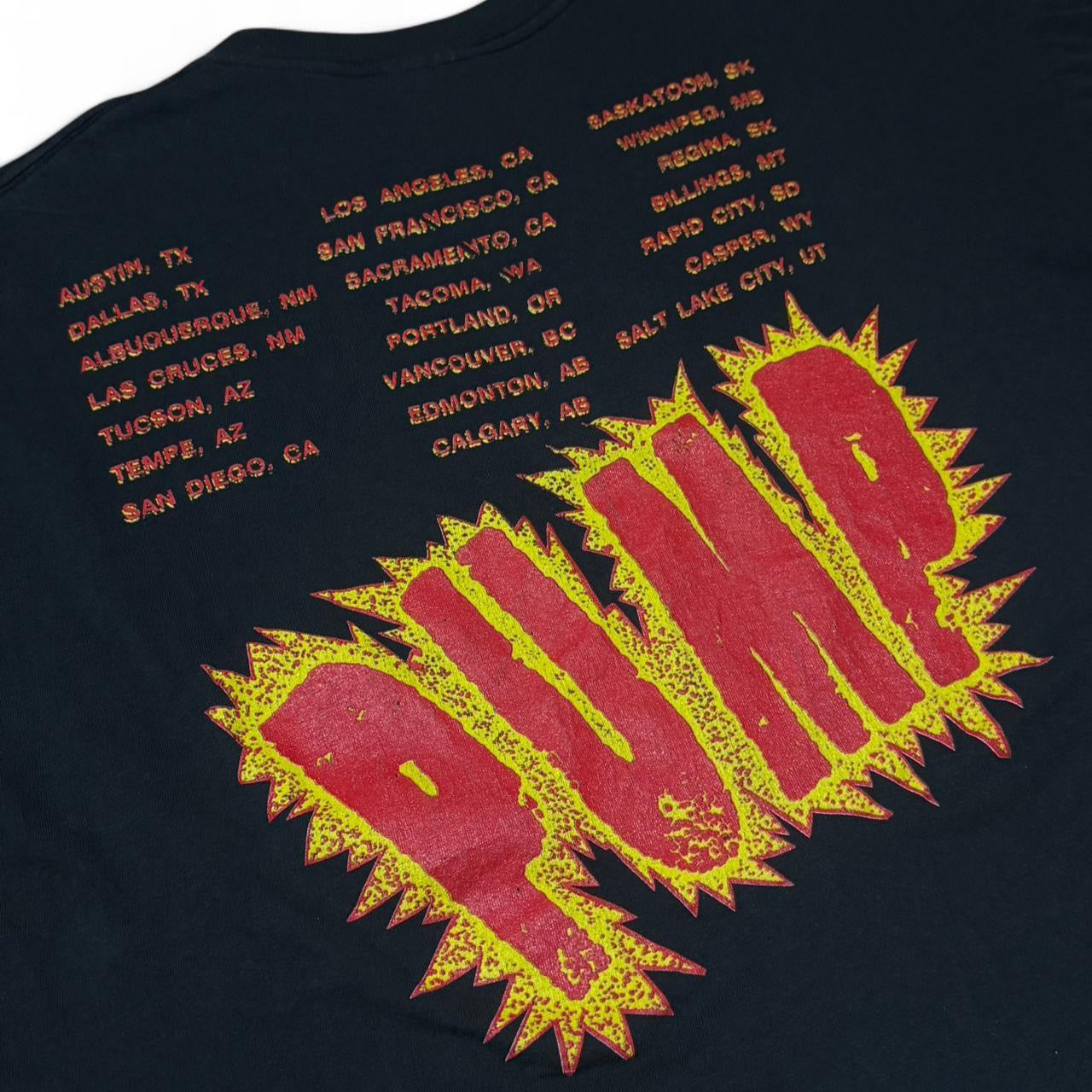 1989 Aerosmith Pump Aero Force One Tour Merch T-shirt