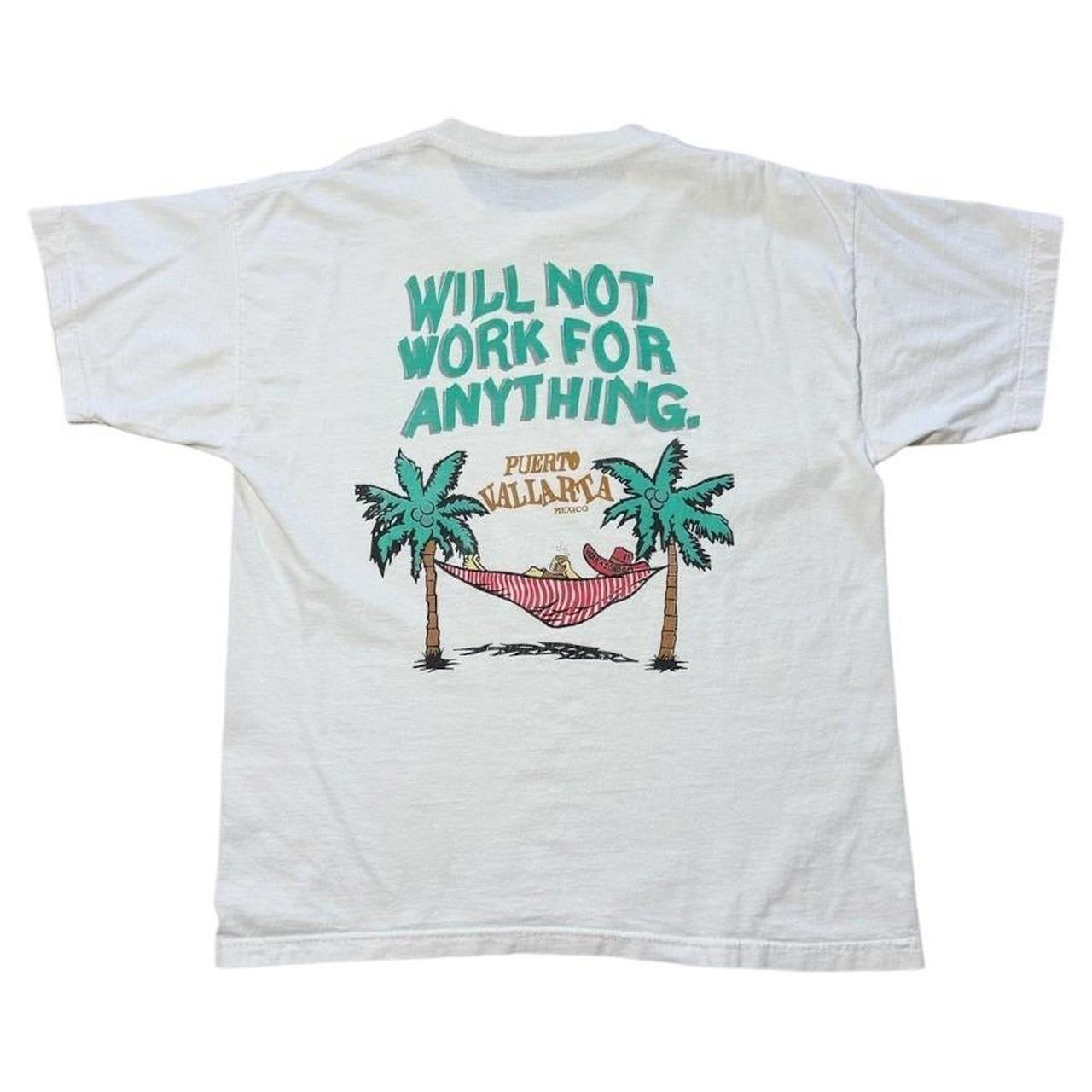 90s Will Not Work For Anything Funny Mexico Art Joke Graphic T-shirt
