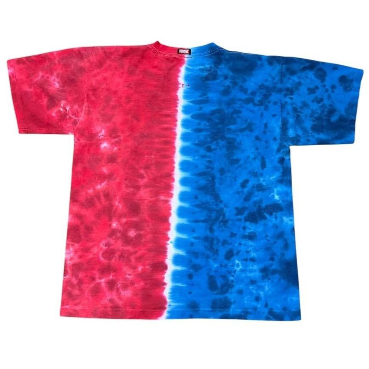 Y2K Spider-Man Marvel Universal Studios Movie Tie Dye Graphic T-shirt