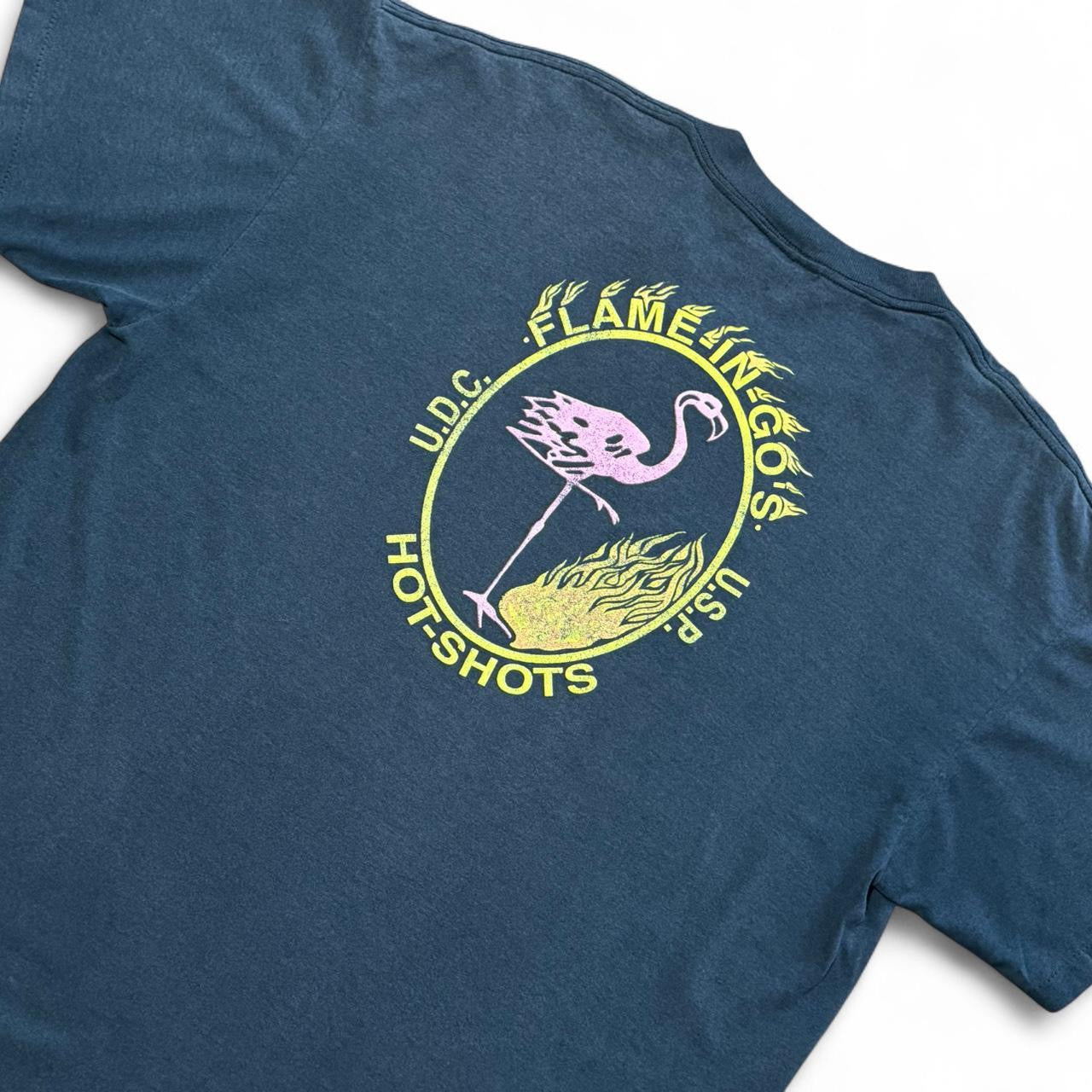 90s Utah State Prison Inmate Firefighters Flame-In-Gos Hot Shots Tee