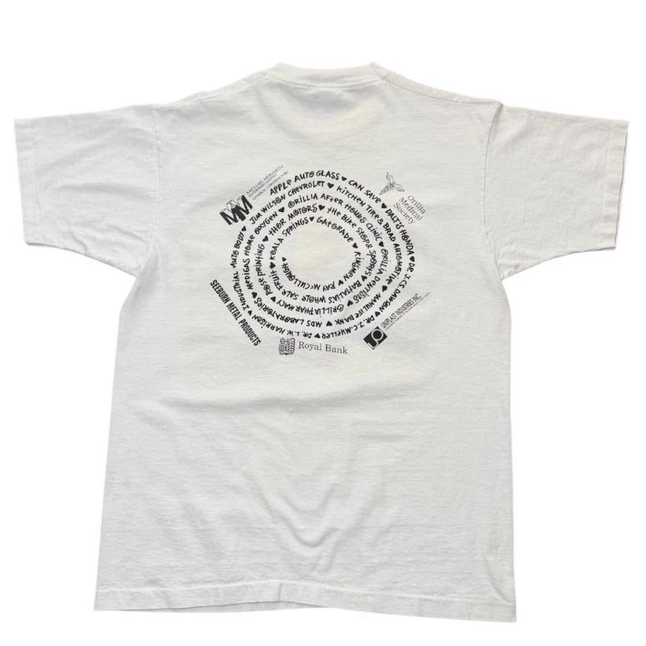 90s Orillia Marathon Cardio Challenge Running Race Souvenir Art T-shirt