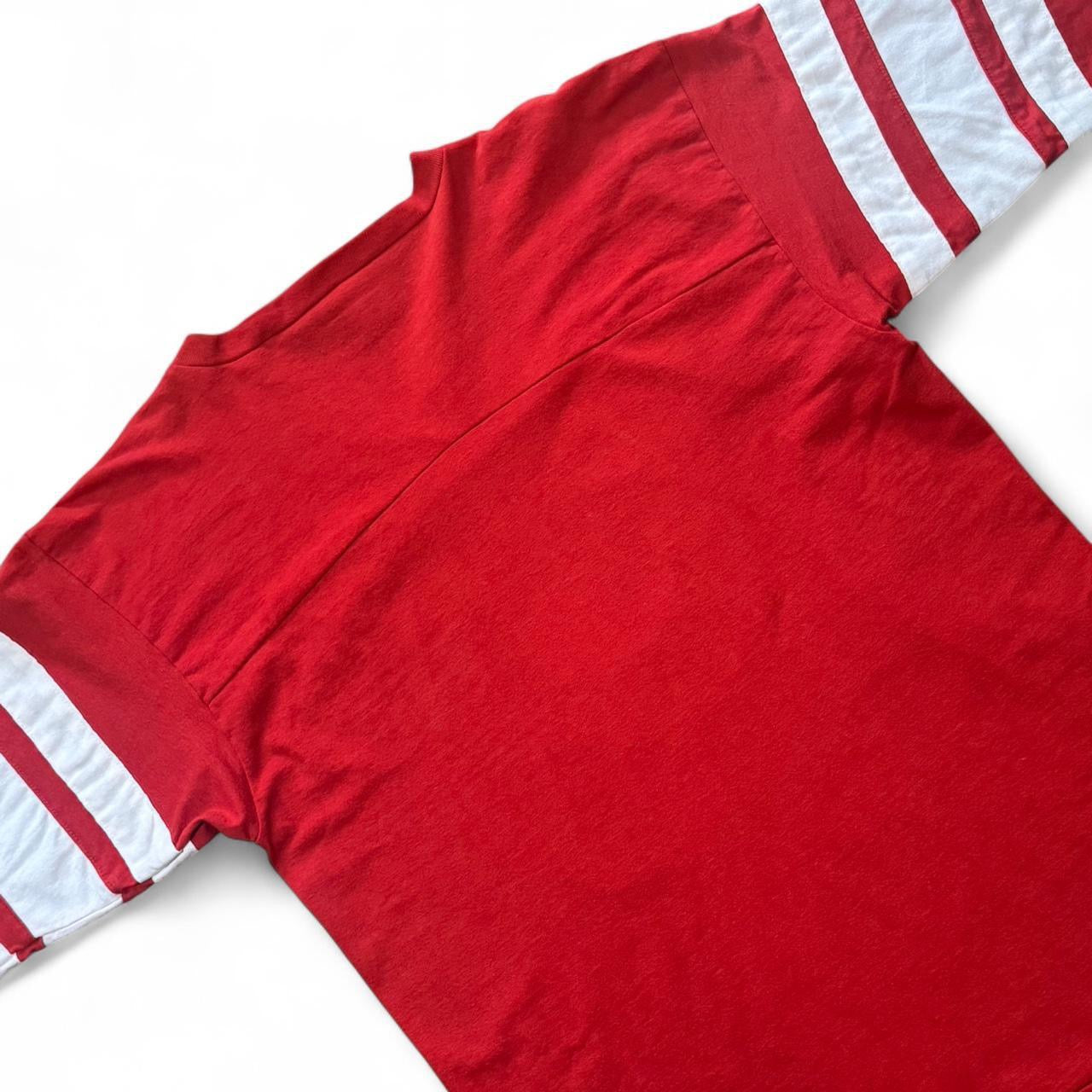 80s New England Patriots Football NFL Quarter Sleeve Jersey