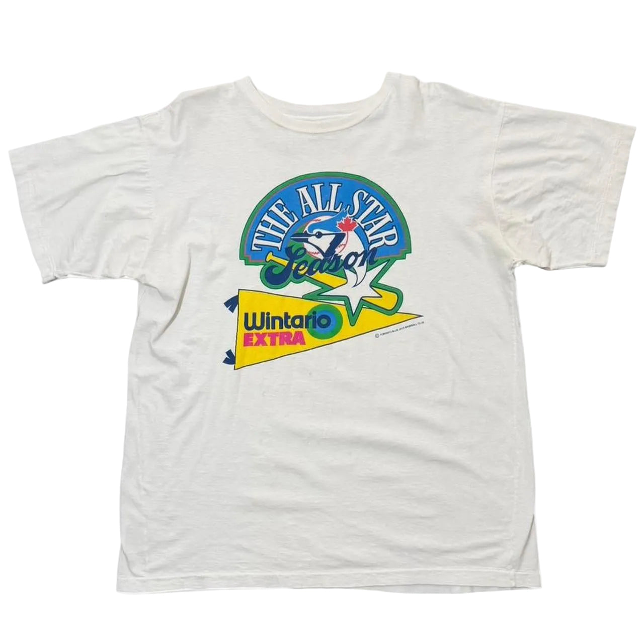 Vintage 90s Toronto Blue Jays All Star MLB Baseball Wintario T-shirt