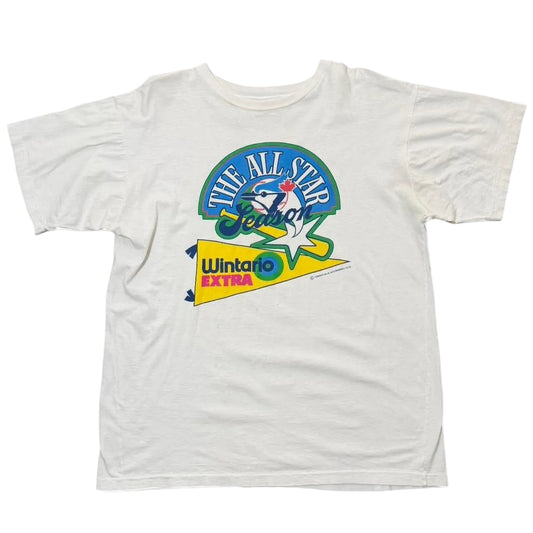 Vintage 90s Toronto Blue Jays All Star MLB Baseball Wintario T-shirt