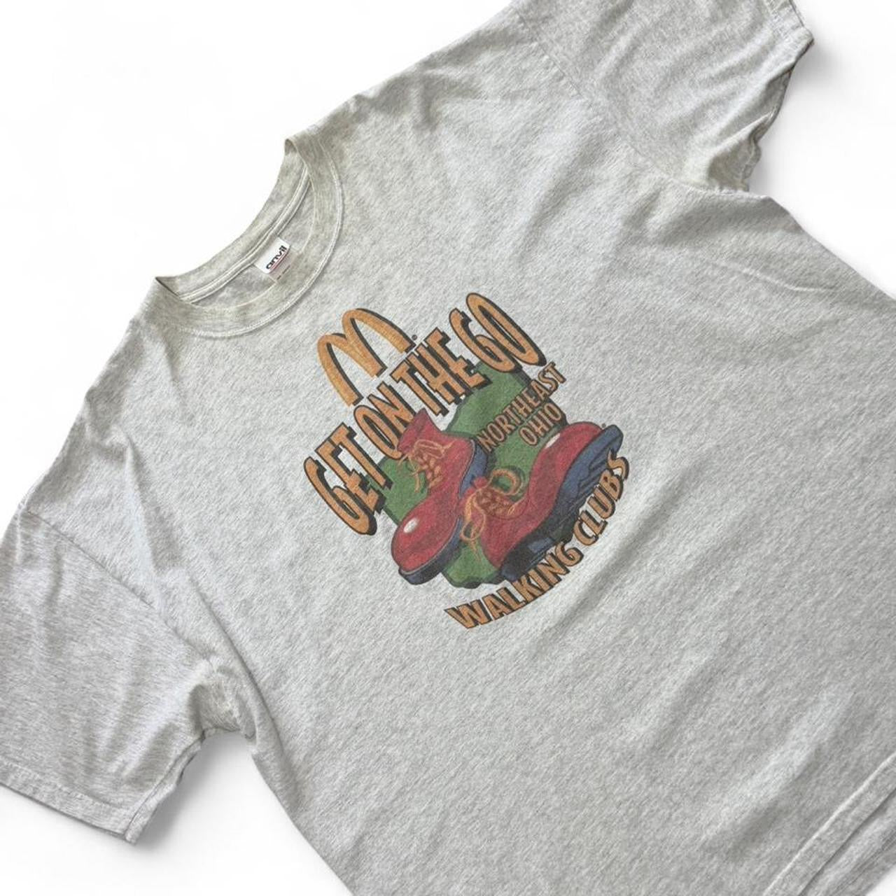 Vintage 90s McDonalds Walking Club Dasani Promo Workout T-shirt
