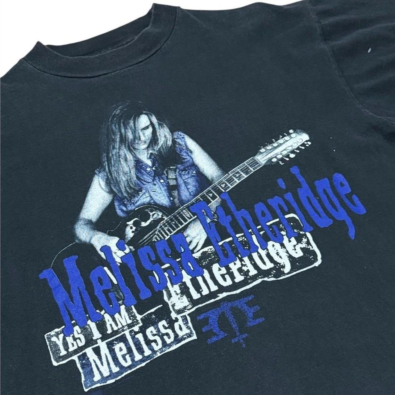 90s Melissa Etheridge Concert Merch Tour Dates Rock Band Graphic T-shirt