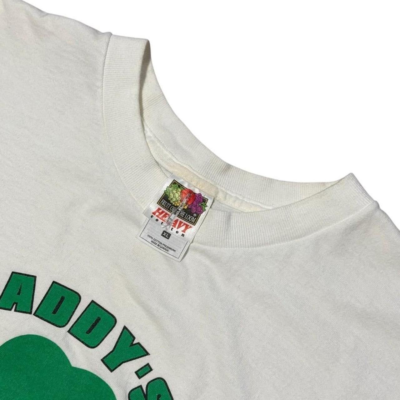 Y2K Labatt Blue St Patricks Day Irish Clover Beer Promo Graphic T-shirt