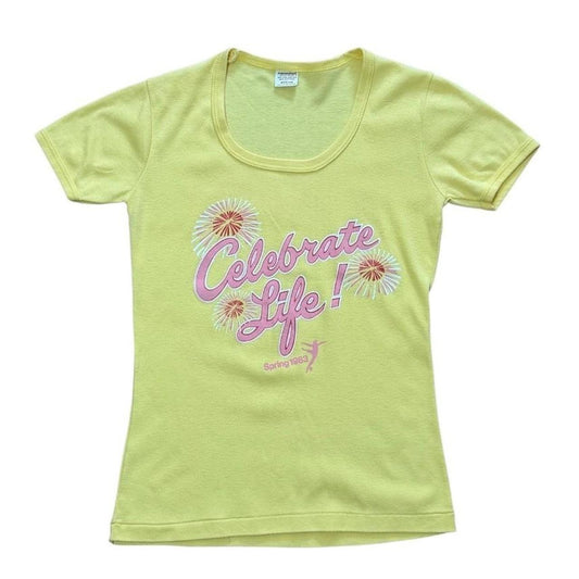 80s Jacki Sorenson Aerobic Dance Fitness Cute Slogan Instructor T-Shirt