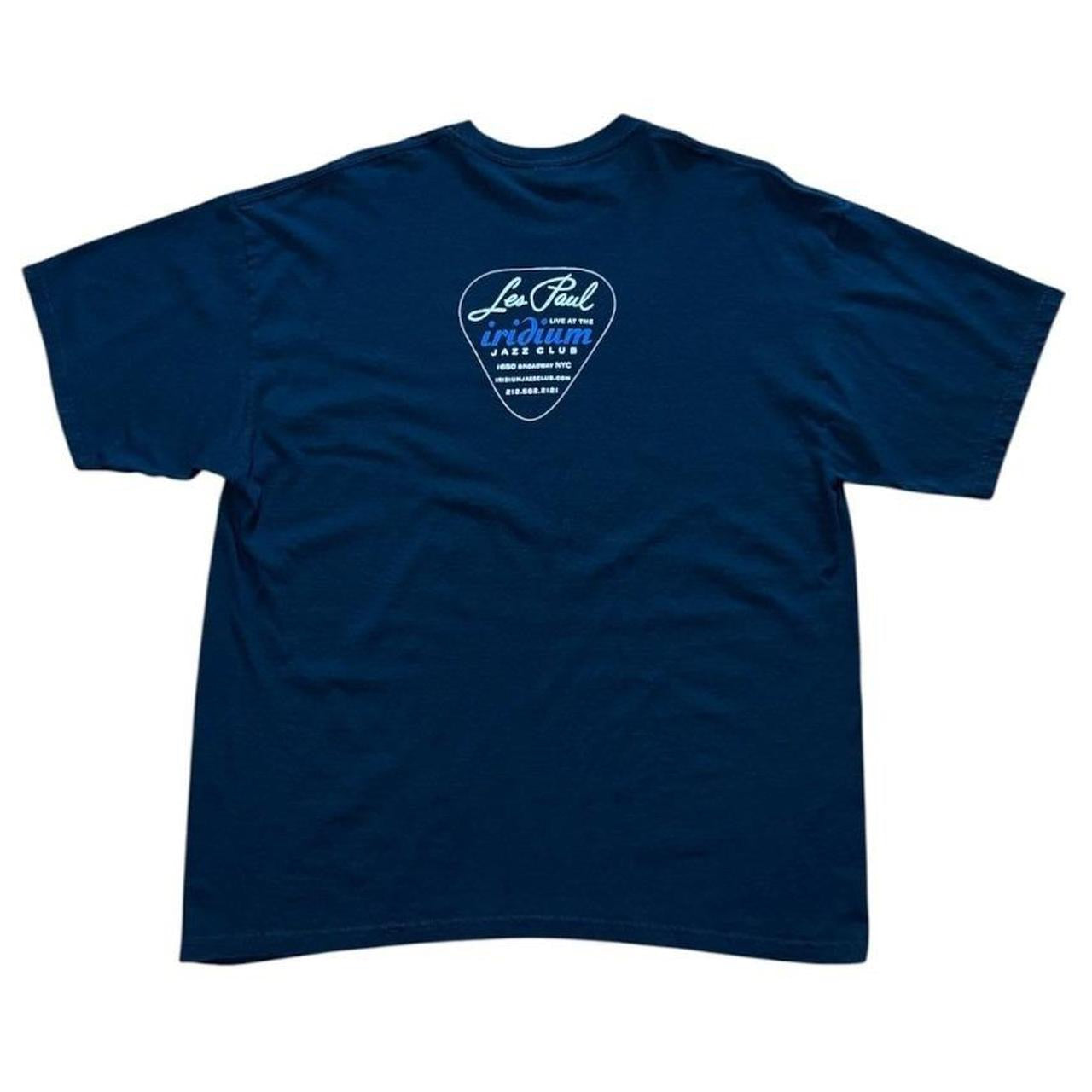 Y2K Les Paul Iridium Jazz Club NYC Musician Guitarist Graphic T-shirt