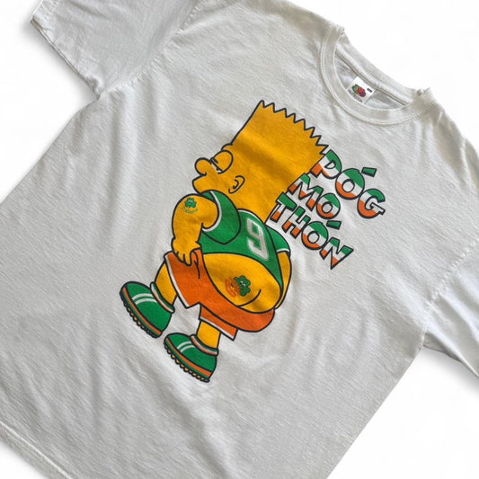 Bart Simpson Irish Kiss My Ass Tee