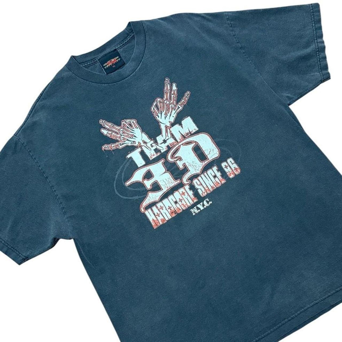 Y2K Dudley Boyz Wrestling Team 3D Hardcore Since 96 NYC New York T-shirt