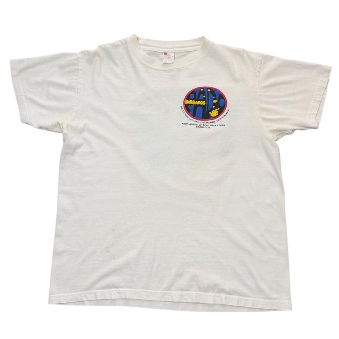 90s Caribbean Dream Barbados Sea Turtle Rescue Reefs Graphic Art T-shirt