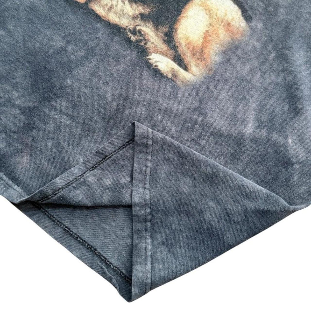 90s The Mountain German Shepherd Dog Puppy K9 Graphic Tie Dye T-shirt