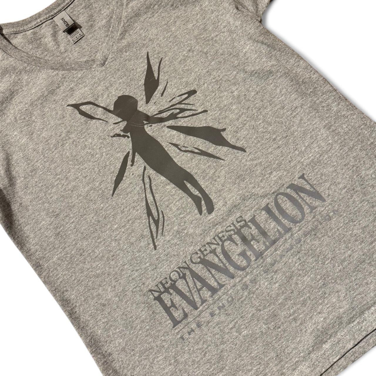 Neon Genesis Evangelion Reflective Anime Graphic V-neck Shirt