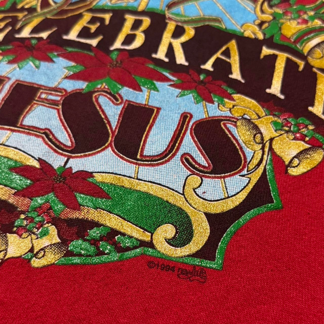 1994 "Celebrate the Season Celebrate, Celebrate Jesus" Holiday Christmas Crew