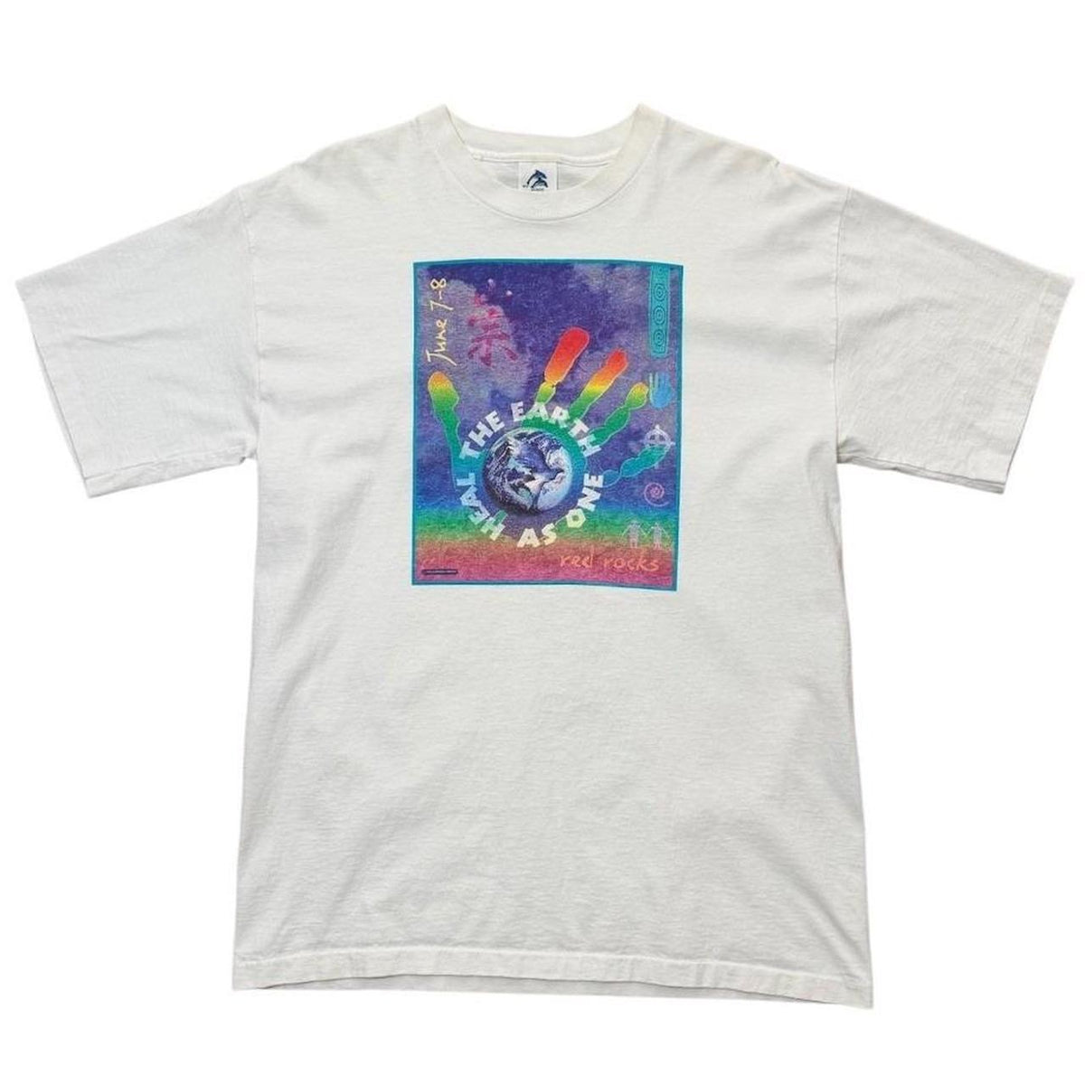 90s Jim Morris Heal The Earth As One Red Rocks Environmental Art T-shirt