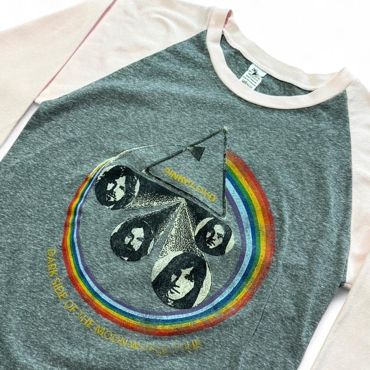 Y2K Pink Floyd Raglan Music Rock Concert Tour Merch T-shirt