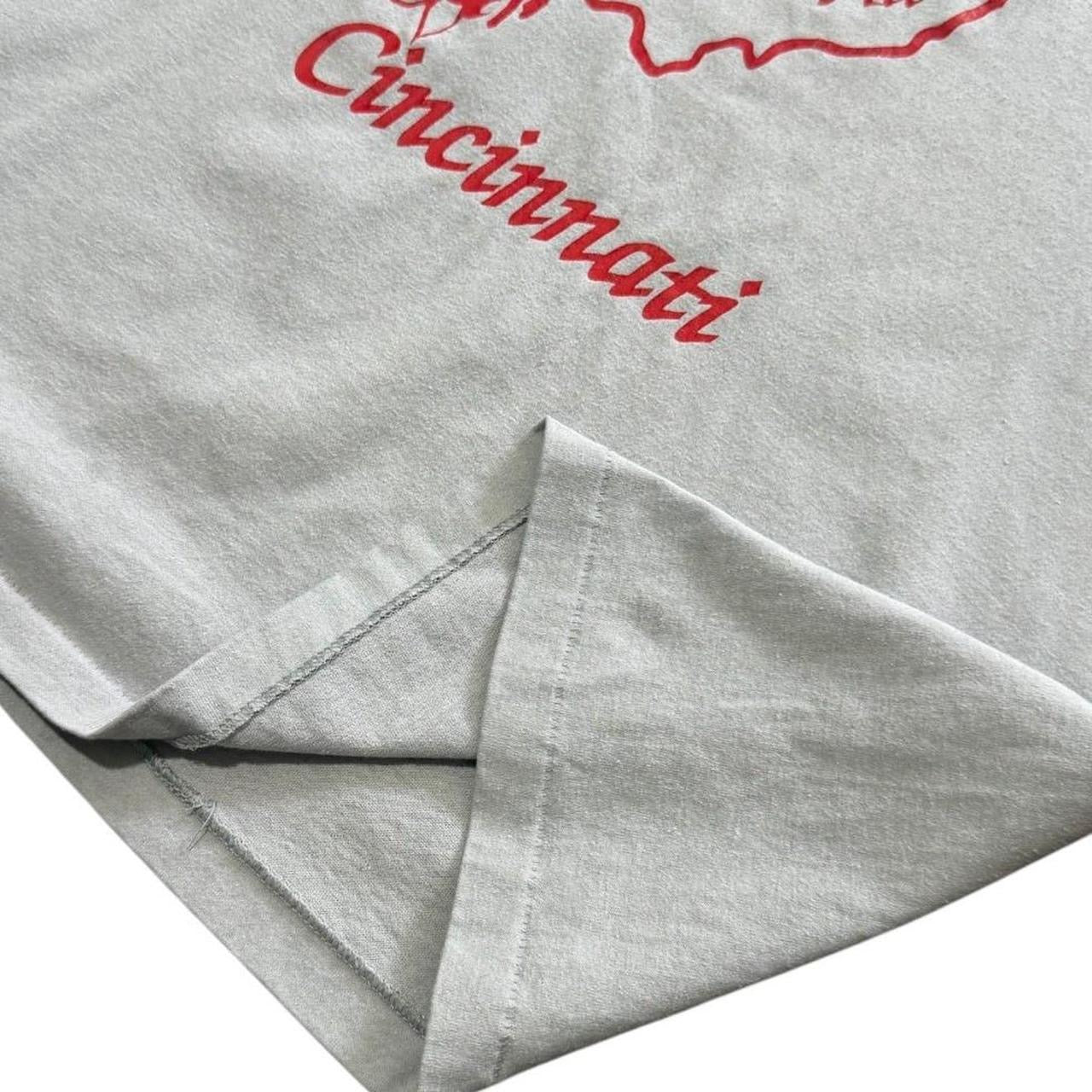 80s Cincinnati Ohio Buckeye State NCAA Football Sports Ringer T-Shirt