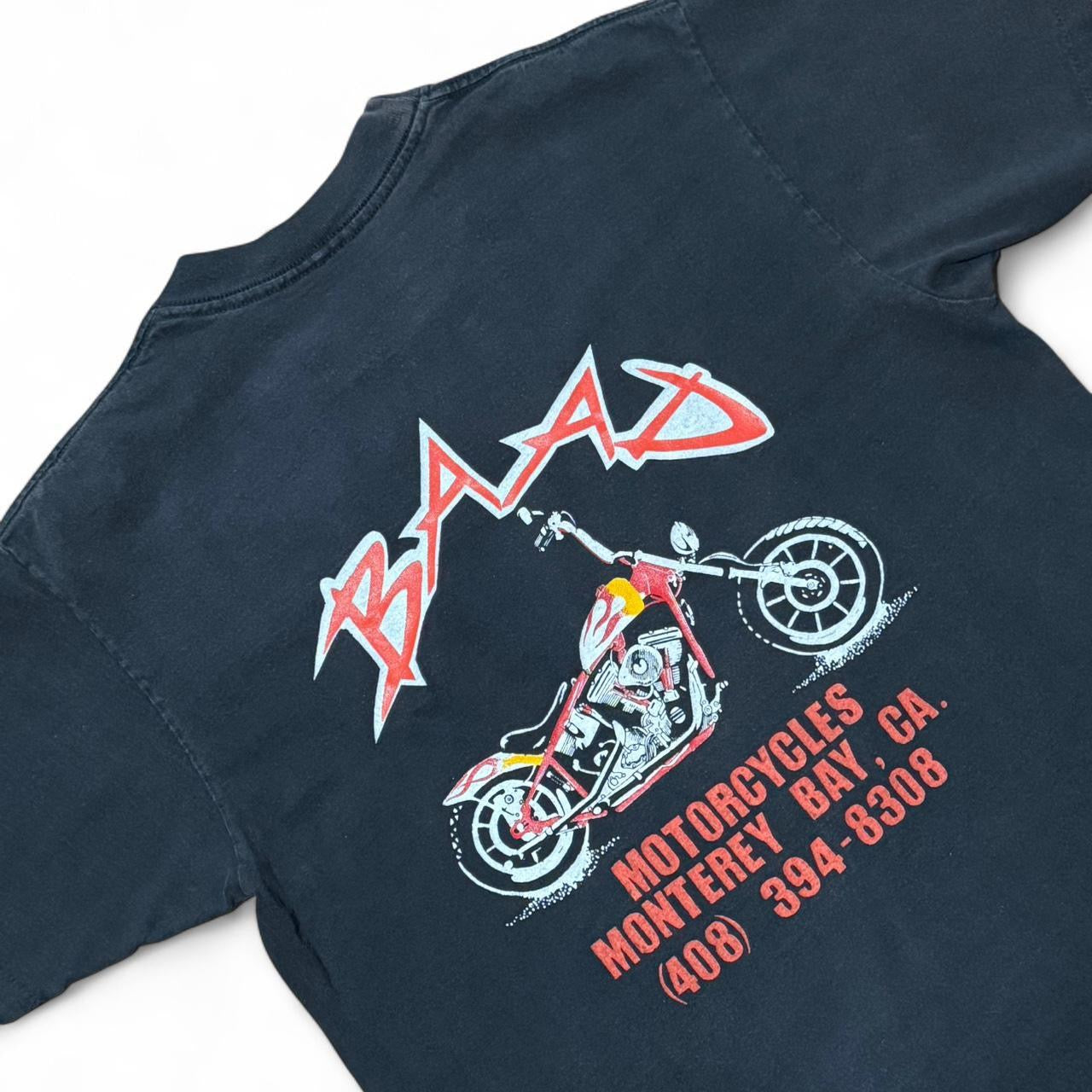 1989 Flaming Eagle Faded Harley Davidson Biker Tee