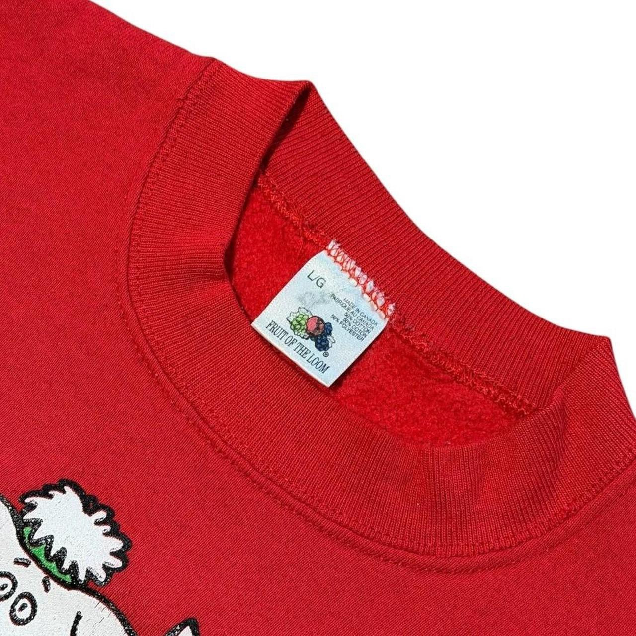 90s Wild & Woolly Sheep Animal Fashion Cute Lamb Art Crewneck Sweater
