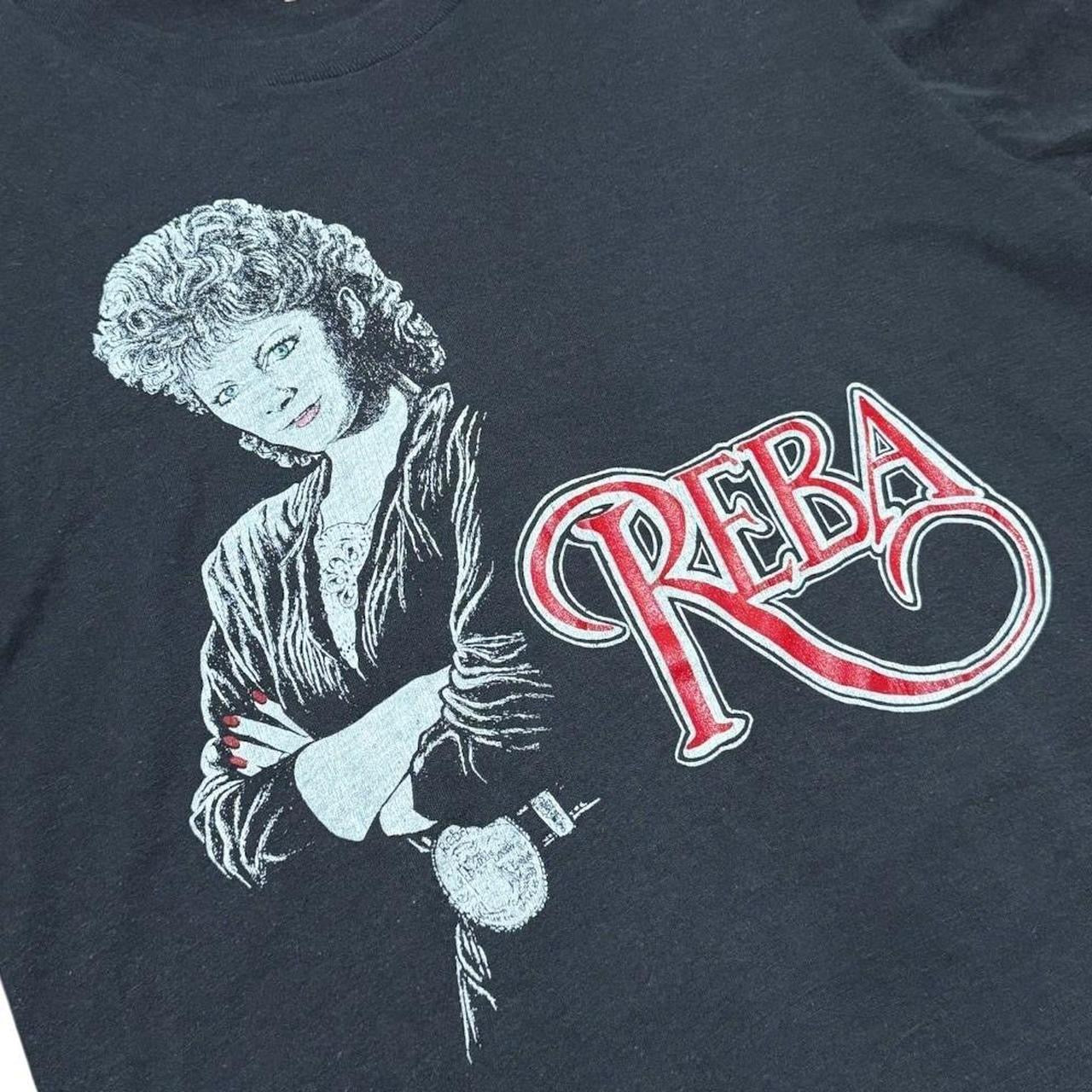 80s Reba McEntire Graphic Single Stitch Country Music Merch USA T-shirt