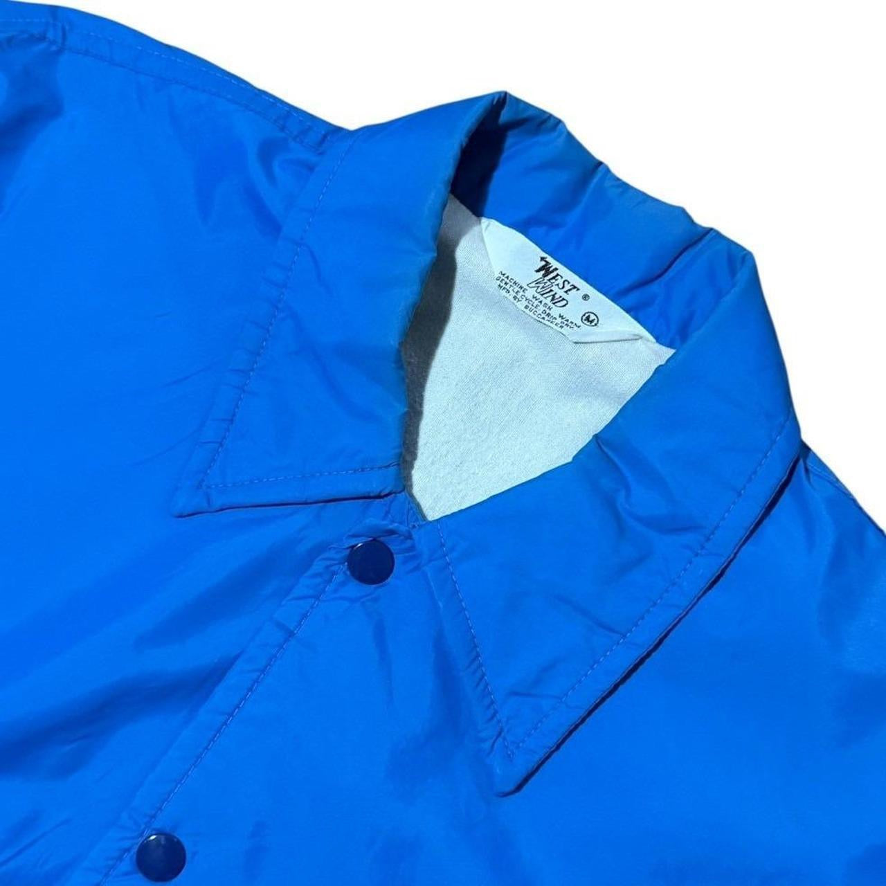 80s Sheet Metal Workers Local Union 268 Coaches Snap Button Nylon Jacket