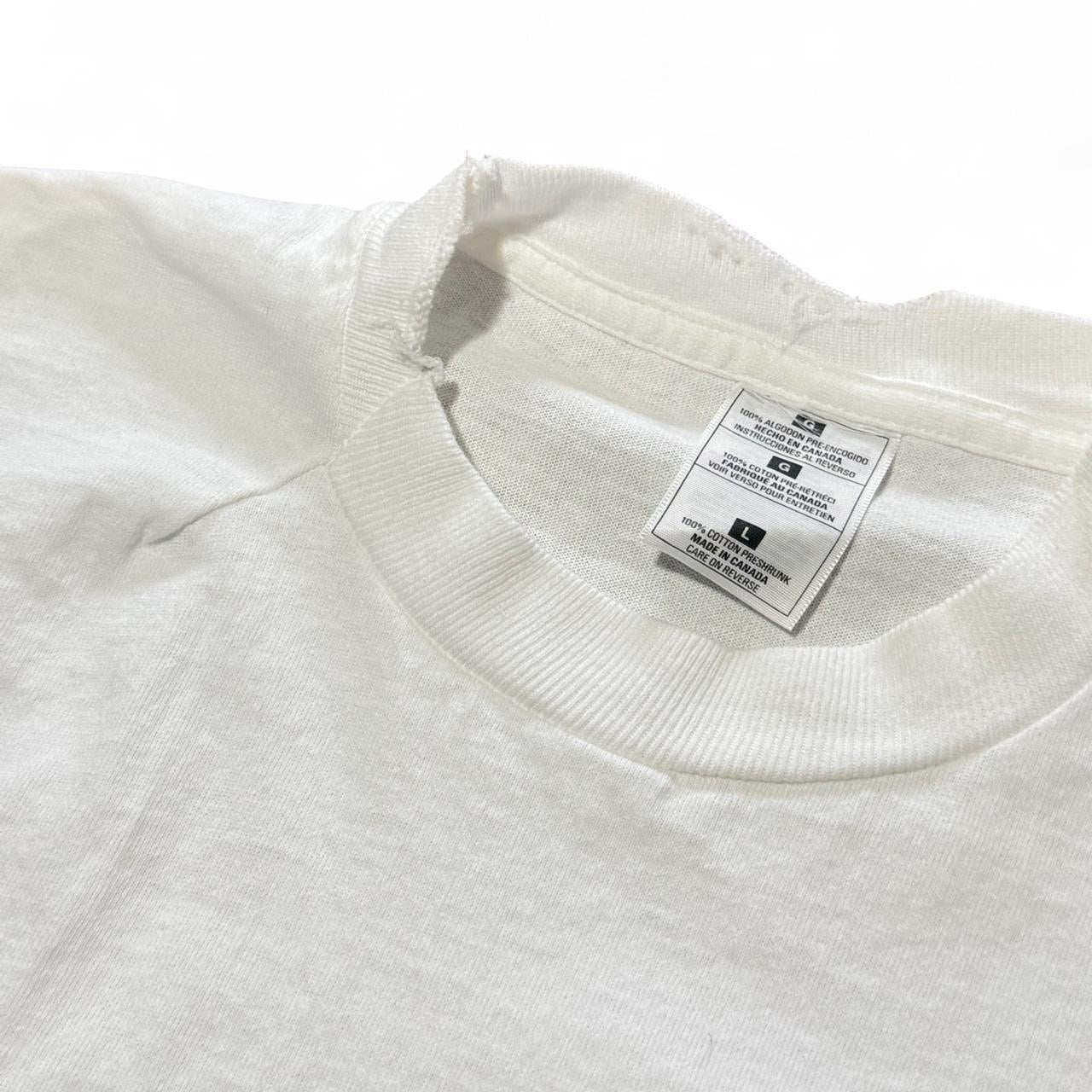 90s Nike Check Spellout Logo Missewn Error Graphic T-shirt