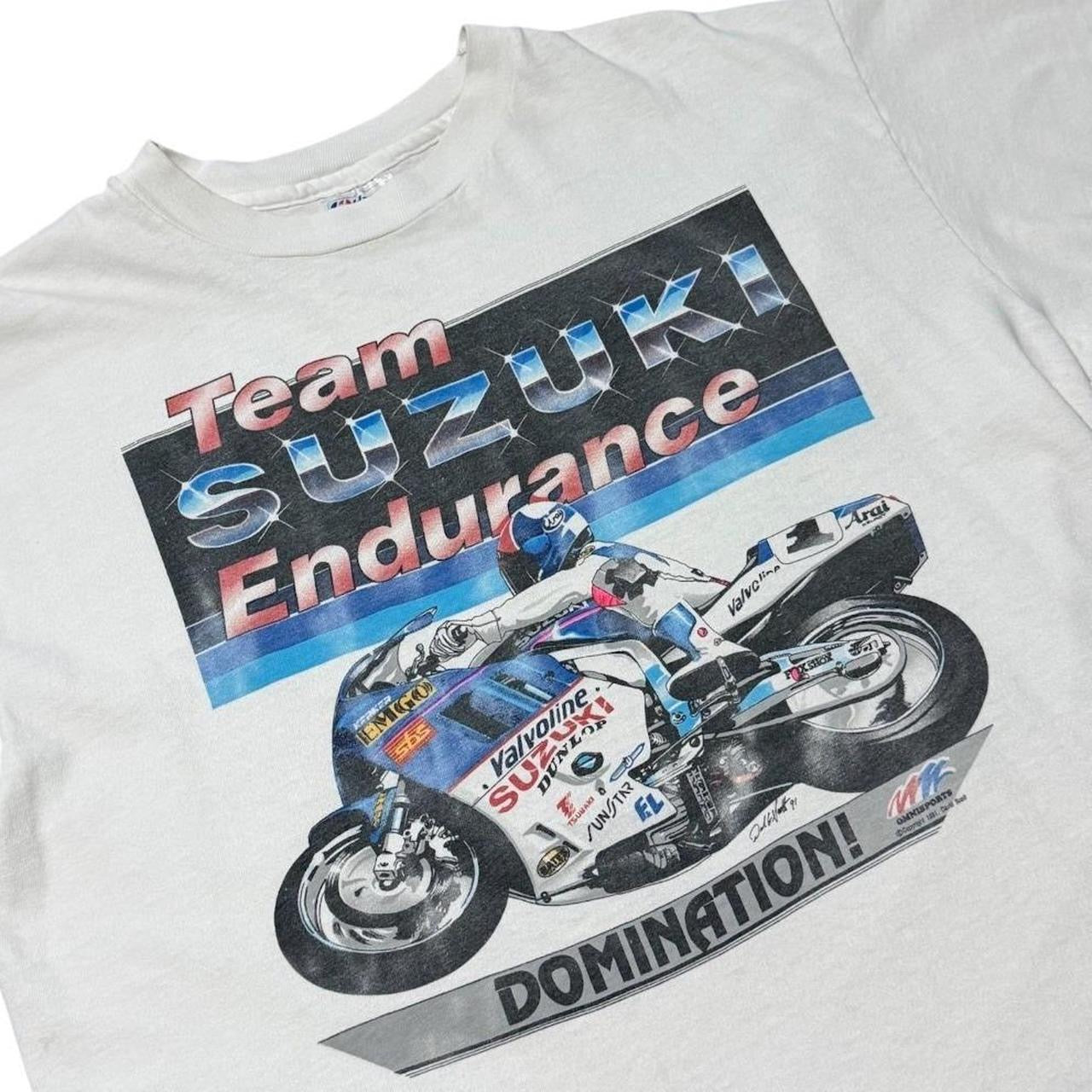 90s Team Suzuki '91 Endurance Racing Sports Car Auto Graphic Art T-Shirt