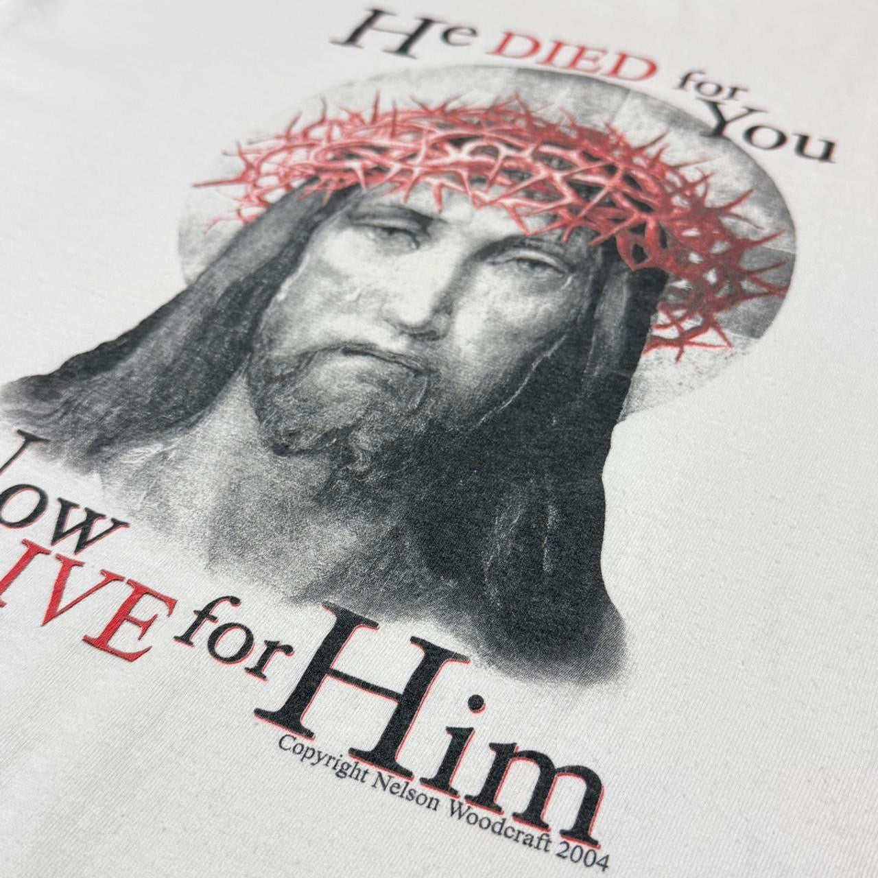 2004 Jesus Christ Religious Christianity Bible Graphic T-shirt