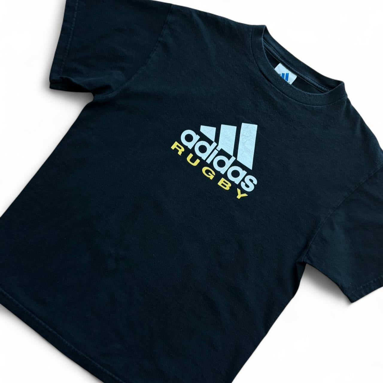 Vintage Y2K Adidas Rugby Spellout Graphic Logo Sportswear T-shirt