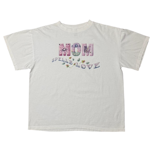 Y2K Mom Spells Love Graphic Tee
