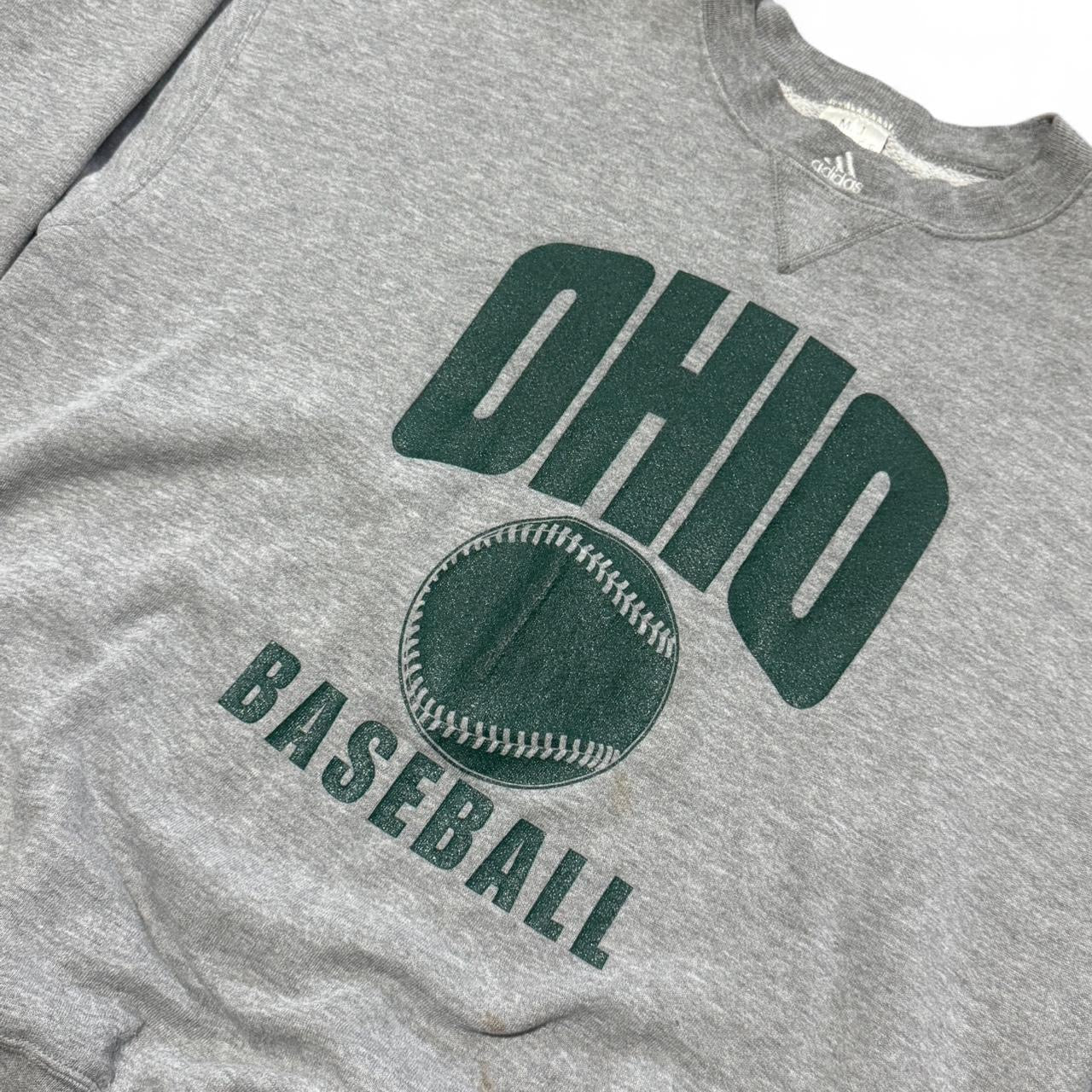 Adidas Ohio State University Baseball Team Pullover Crewneck