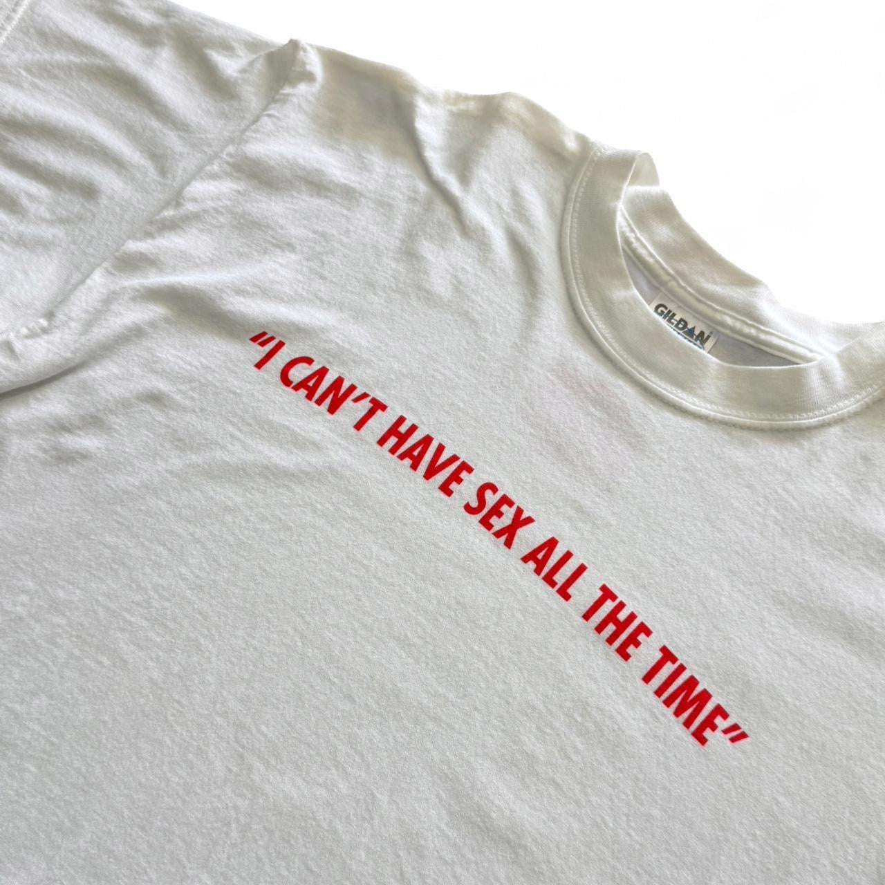Y2K I Can’t Have Sex All The Time Molson Export Beer Drinking Promo T-shirt