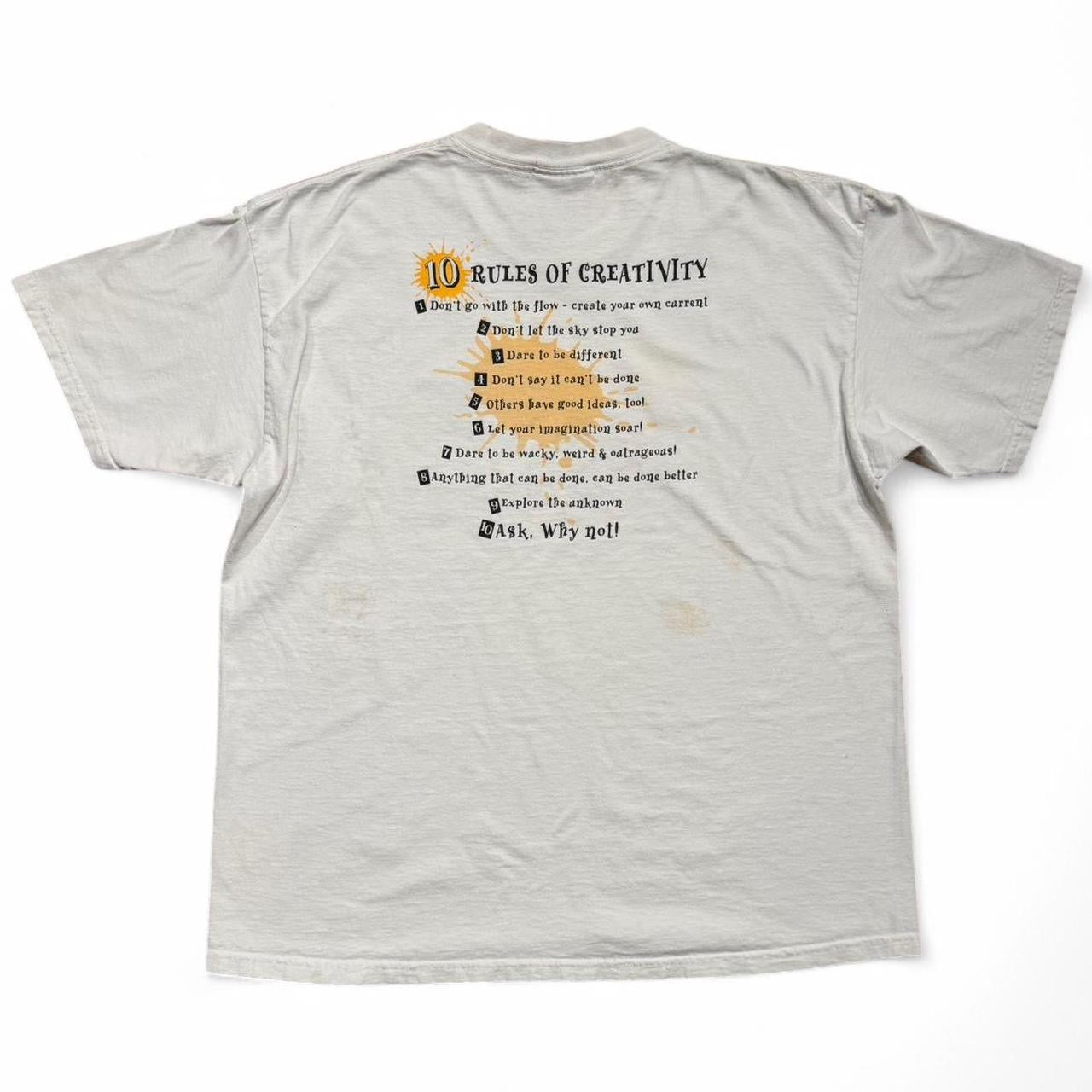 90s "Creativity Rules" Art Tee