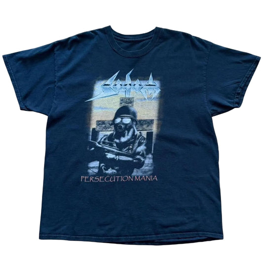 Vintage 90s Sodom Persecution Mania Death Thrash Metal Hardcore Band T-shirt