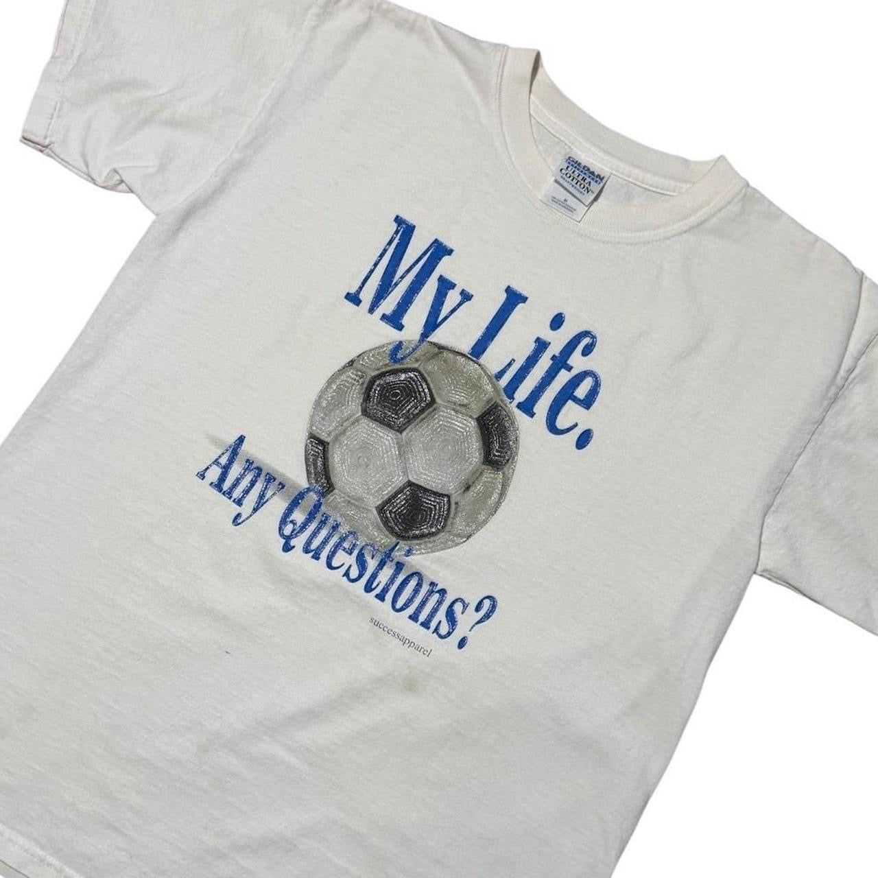 Vintage Y2K Soccer My Life Football 3D Print Graphic Retro Funny Sports T-shirt