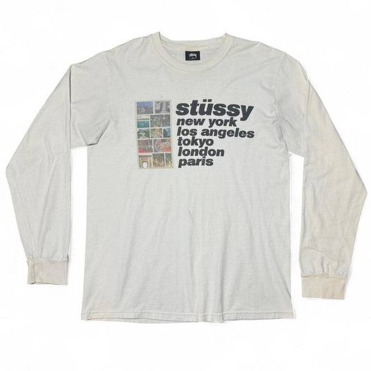 Stüssy New York Collage Long Sleeve Shirt