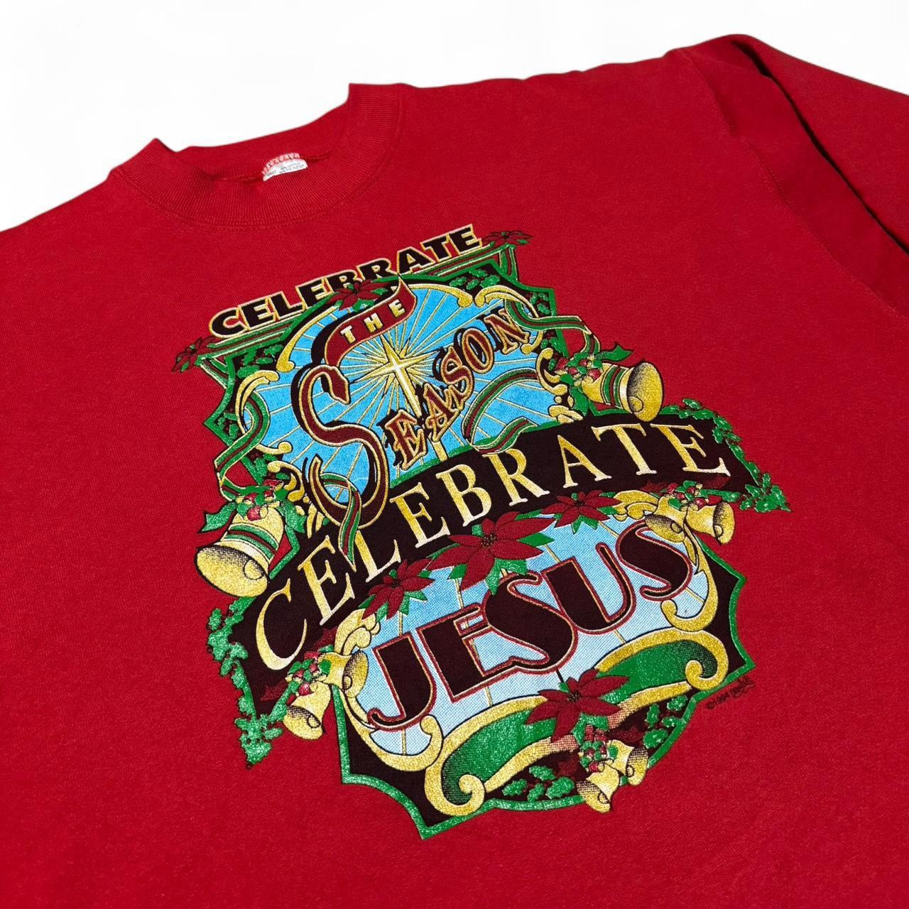 1994 "Celebrate the Season Celebrate, Celebrate Jesus" Holiday Christmas Crew