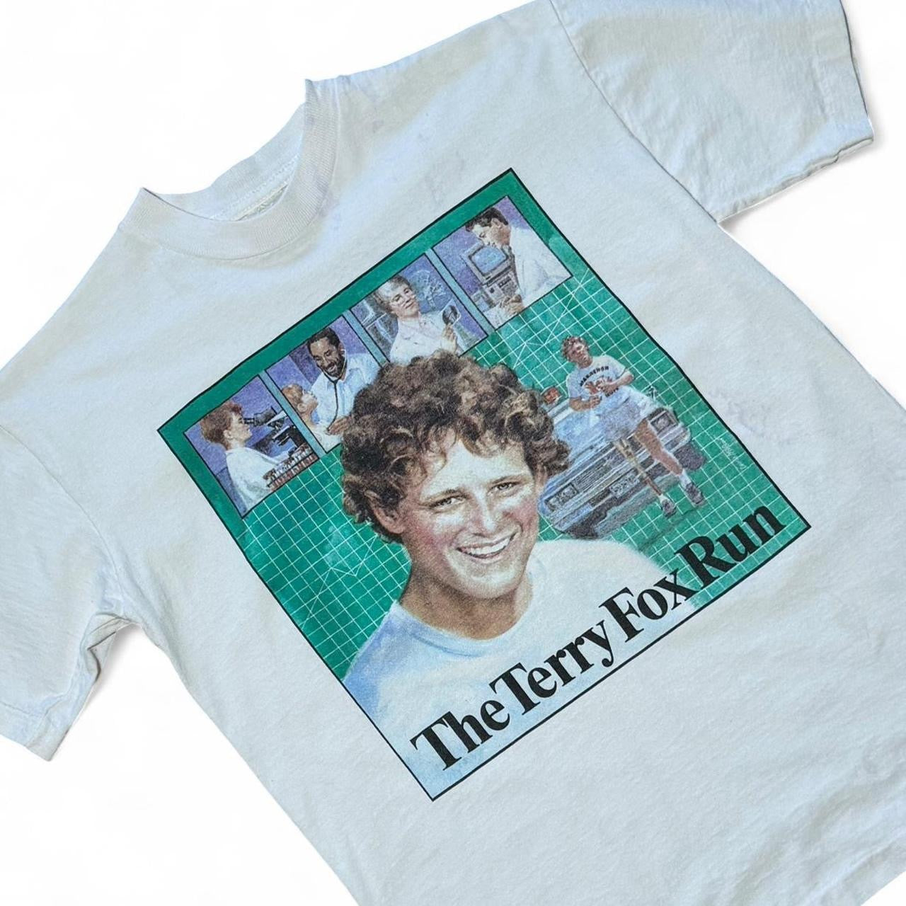 Vintage 90s Terry Fox Commemorative Souvenir Running T-shirt